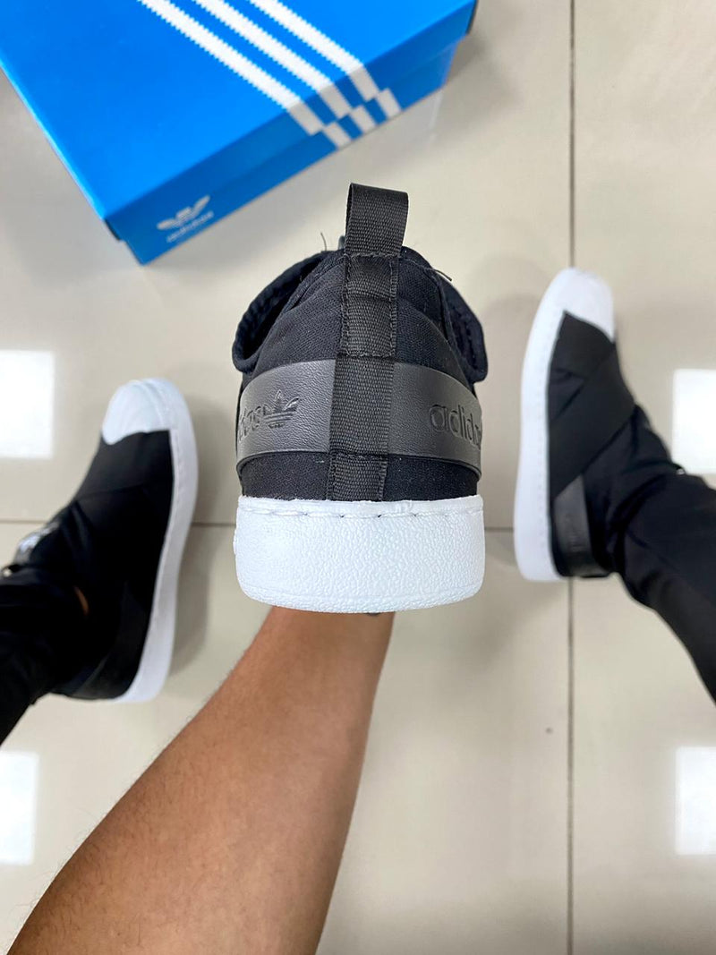 Slip On Preto/Branco