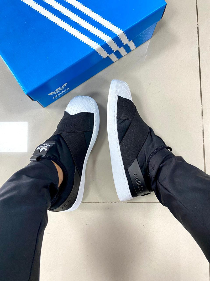 Slip On Preto/Branco