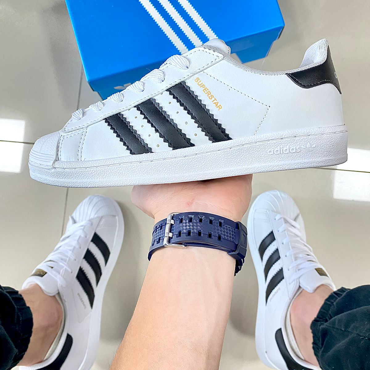 Superstar Branco/Preto