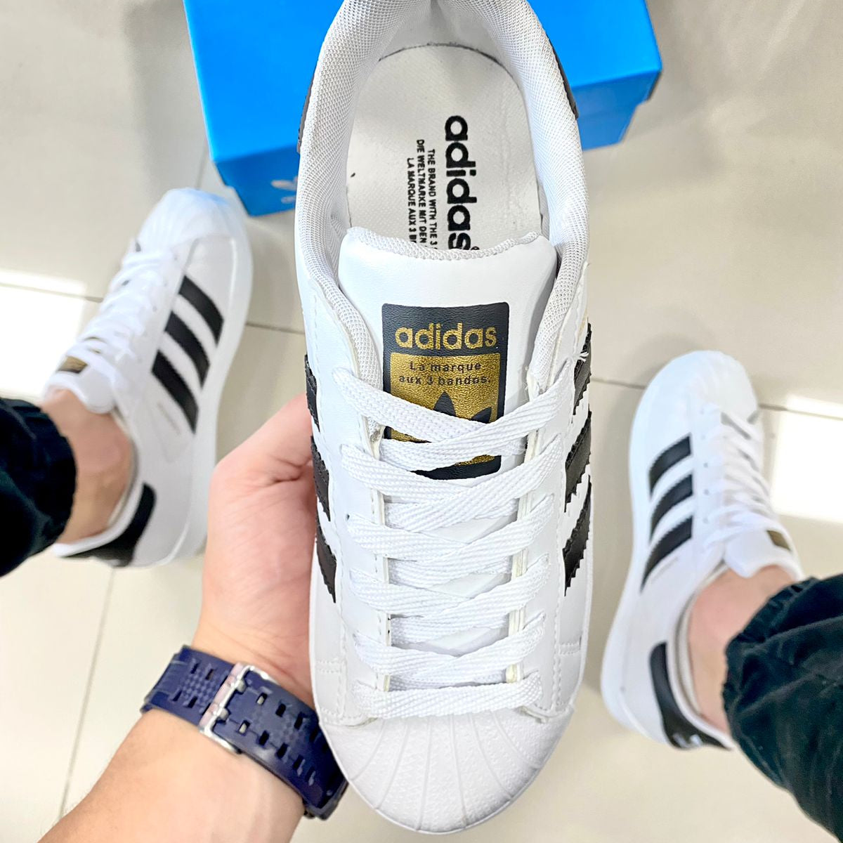 Superstar Branco/Preto