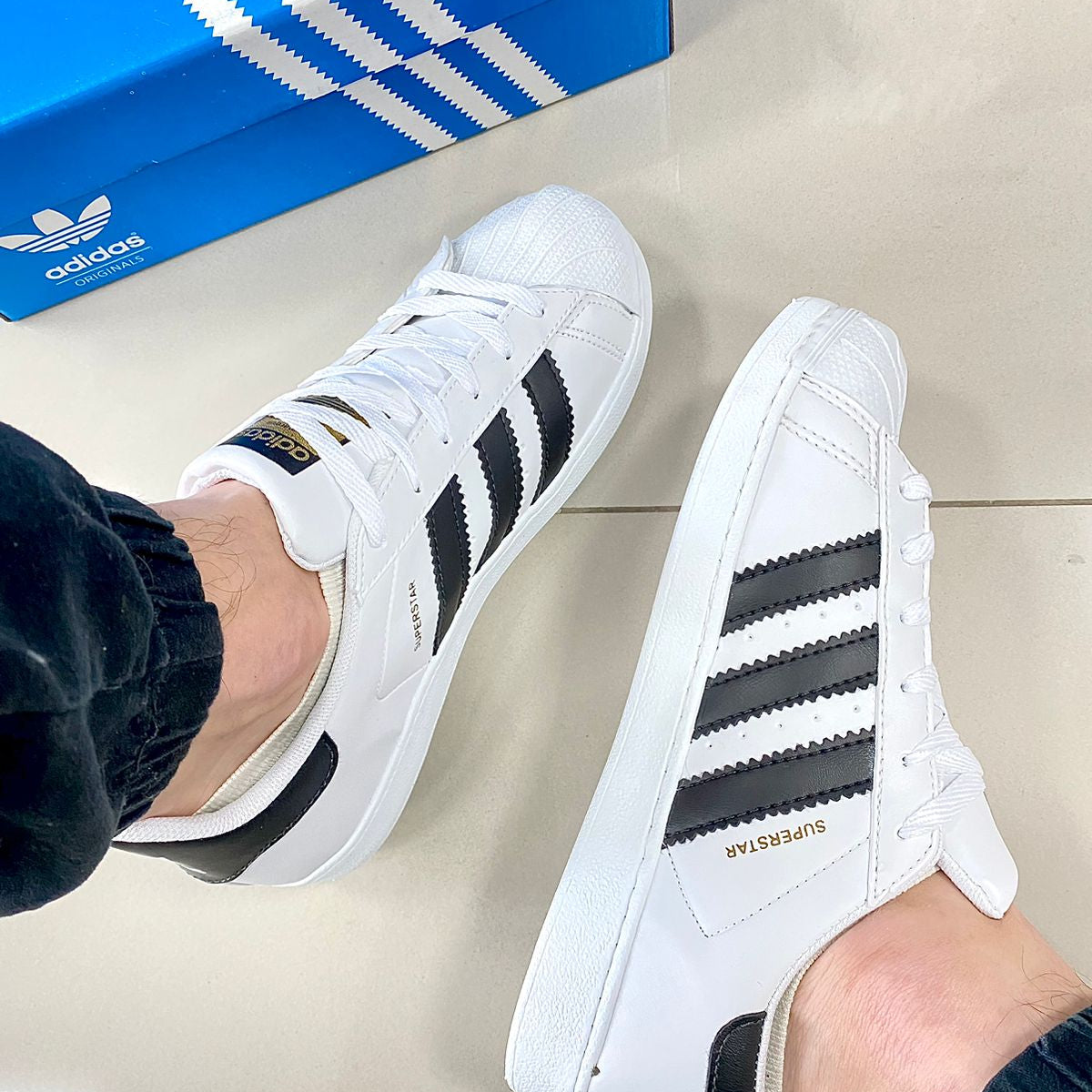 Superstar Branco/Preto