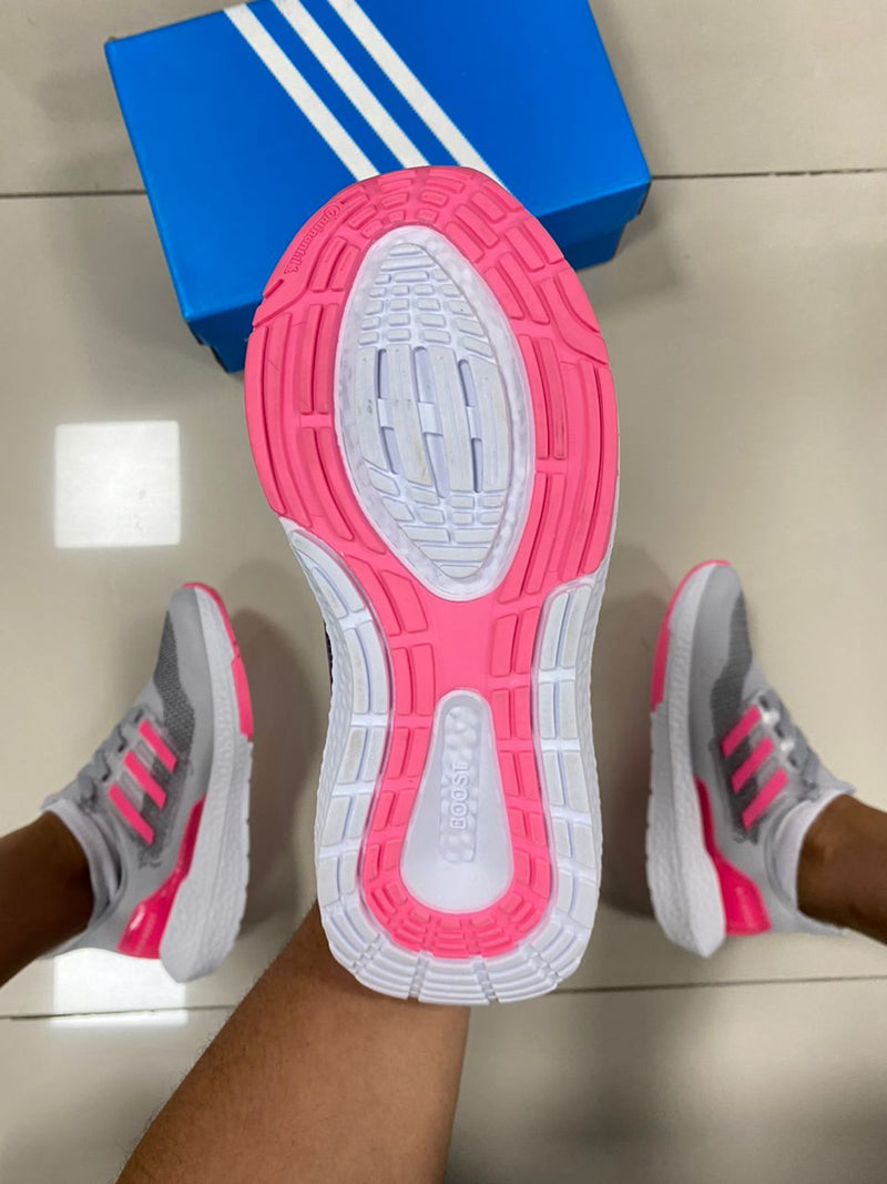 Ultra Boost Cinza/Rosa