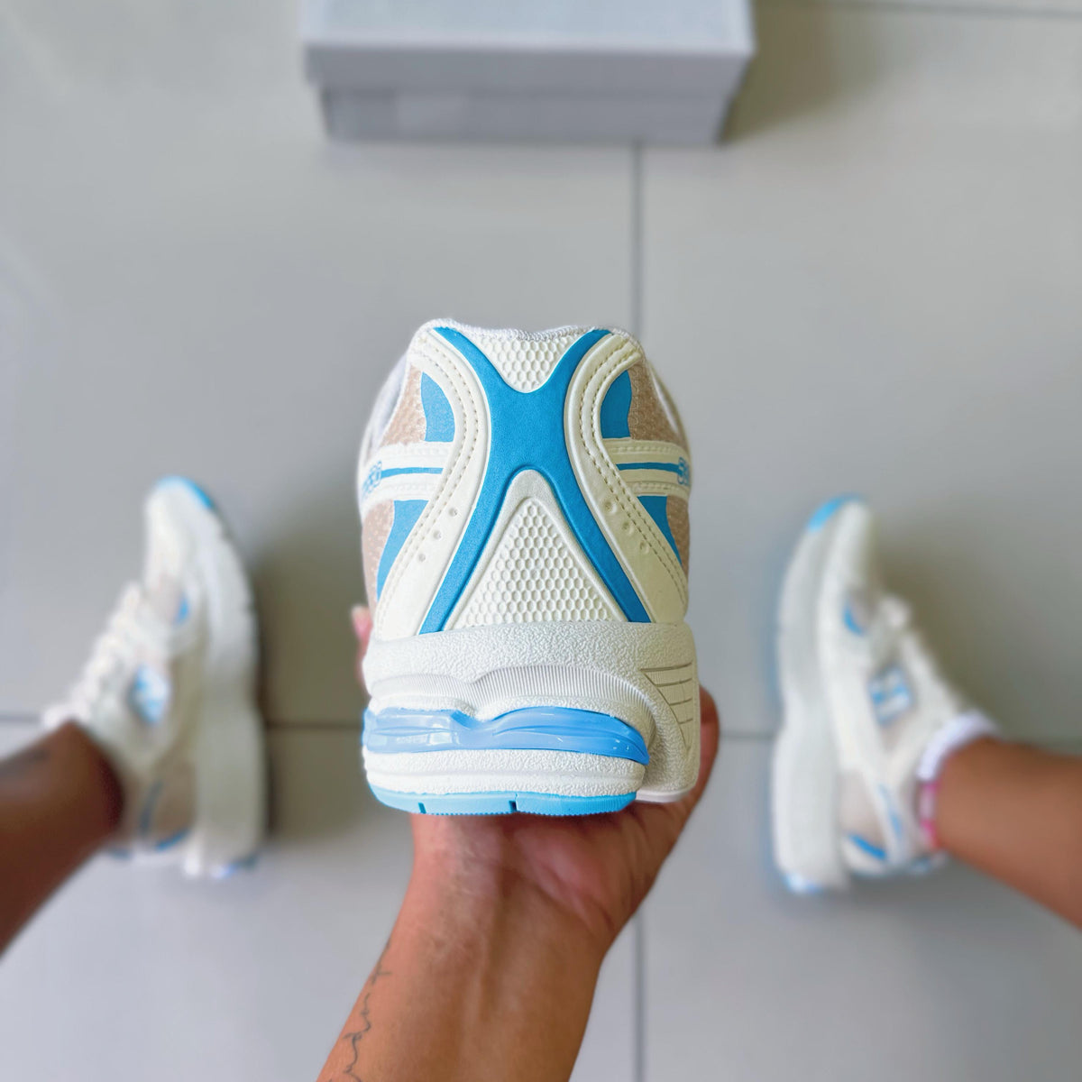 NB 530 Bege/Azul Premium