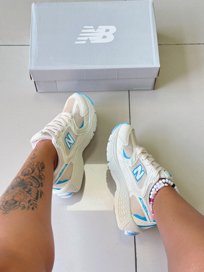 NB 530 Bege/Azul Premium