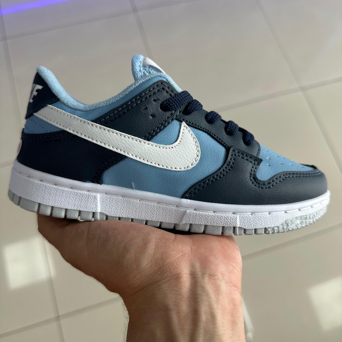 Dunk Low Azul Royal Infantil