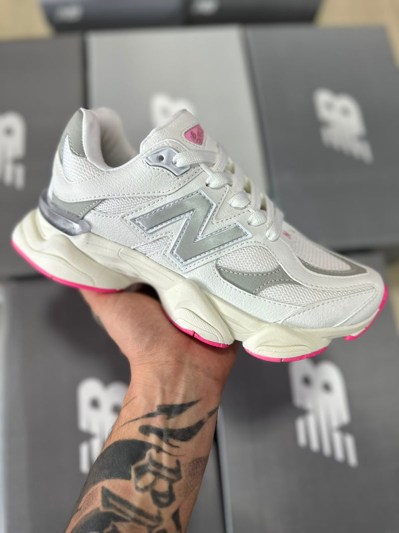 NB 9060 Branco/Pink Premium