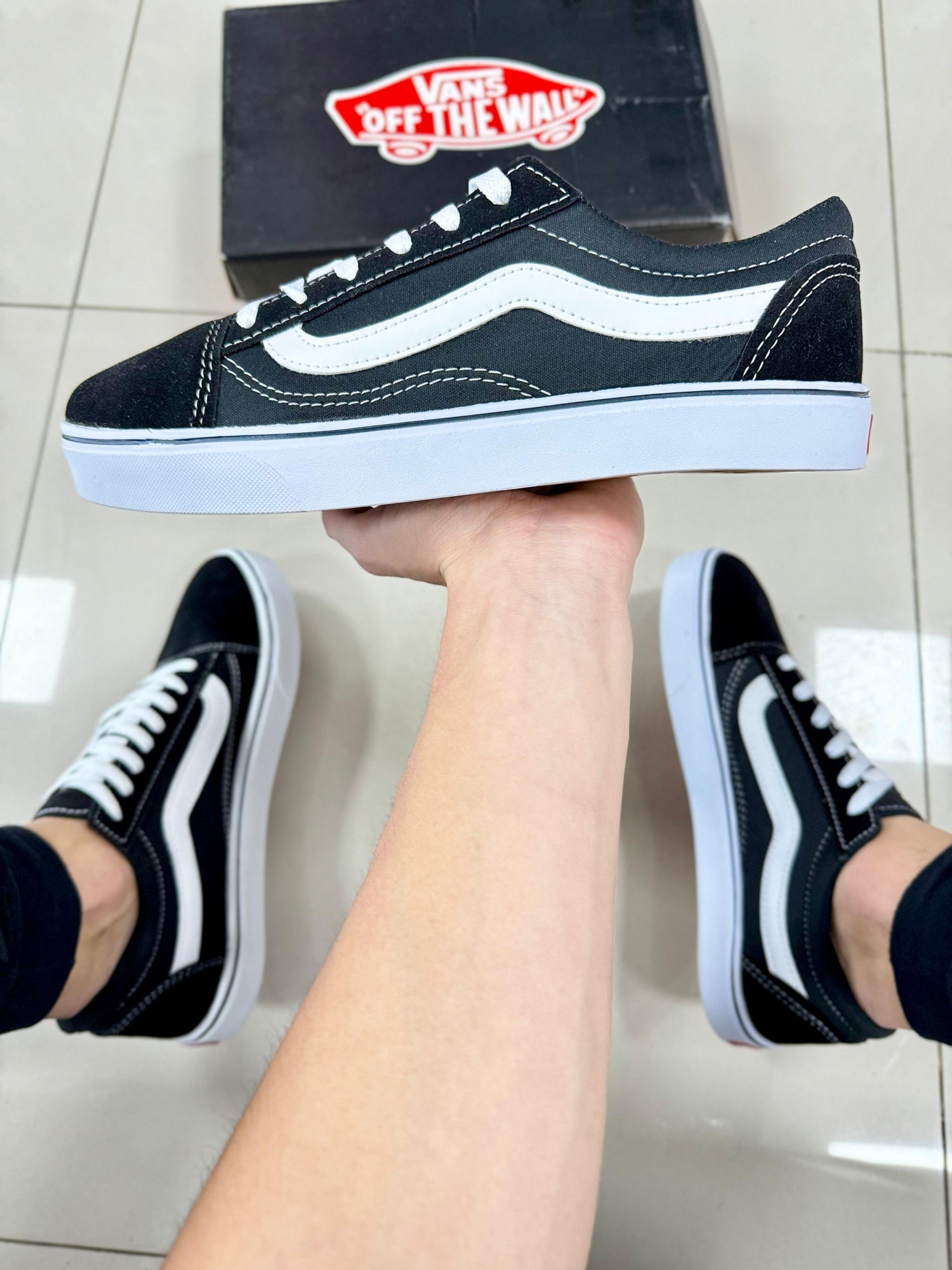 V@ns OldSchool Preto/Branco