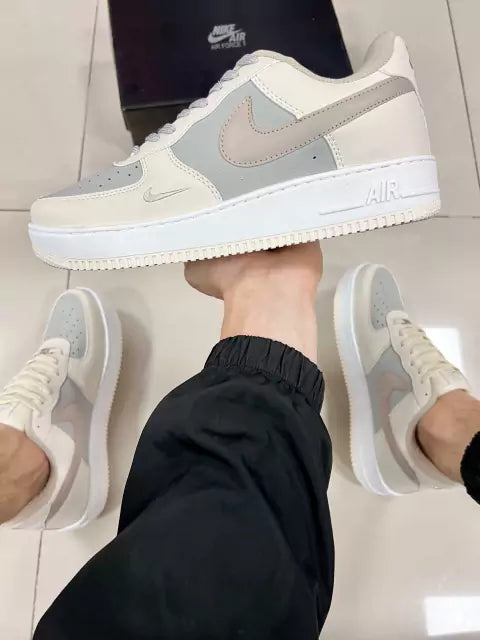 Air Force 1 Bege/Cinza Premium