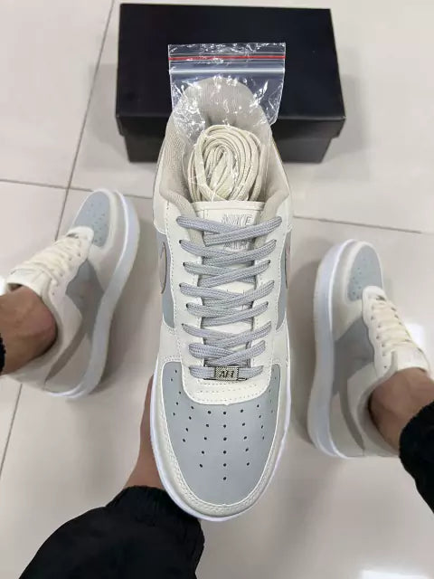 Air Force 1 Bege/Cinza Premium