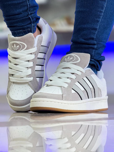 Campus Beta Branco/Cinza Premium