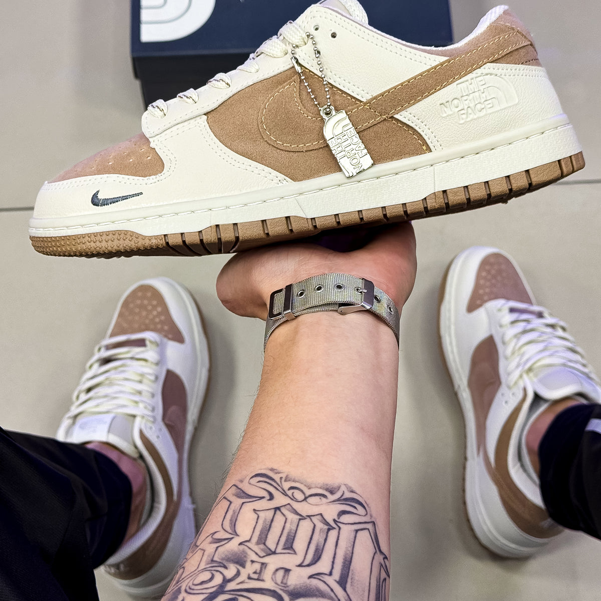 Dunk Low Bege/Areia Premium