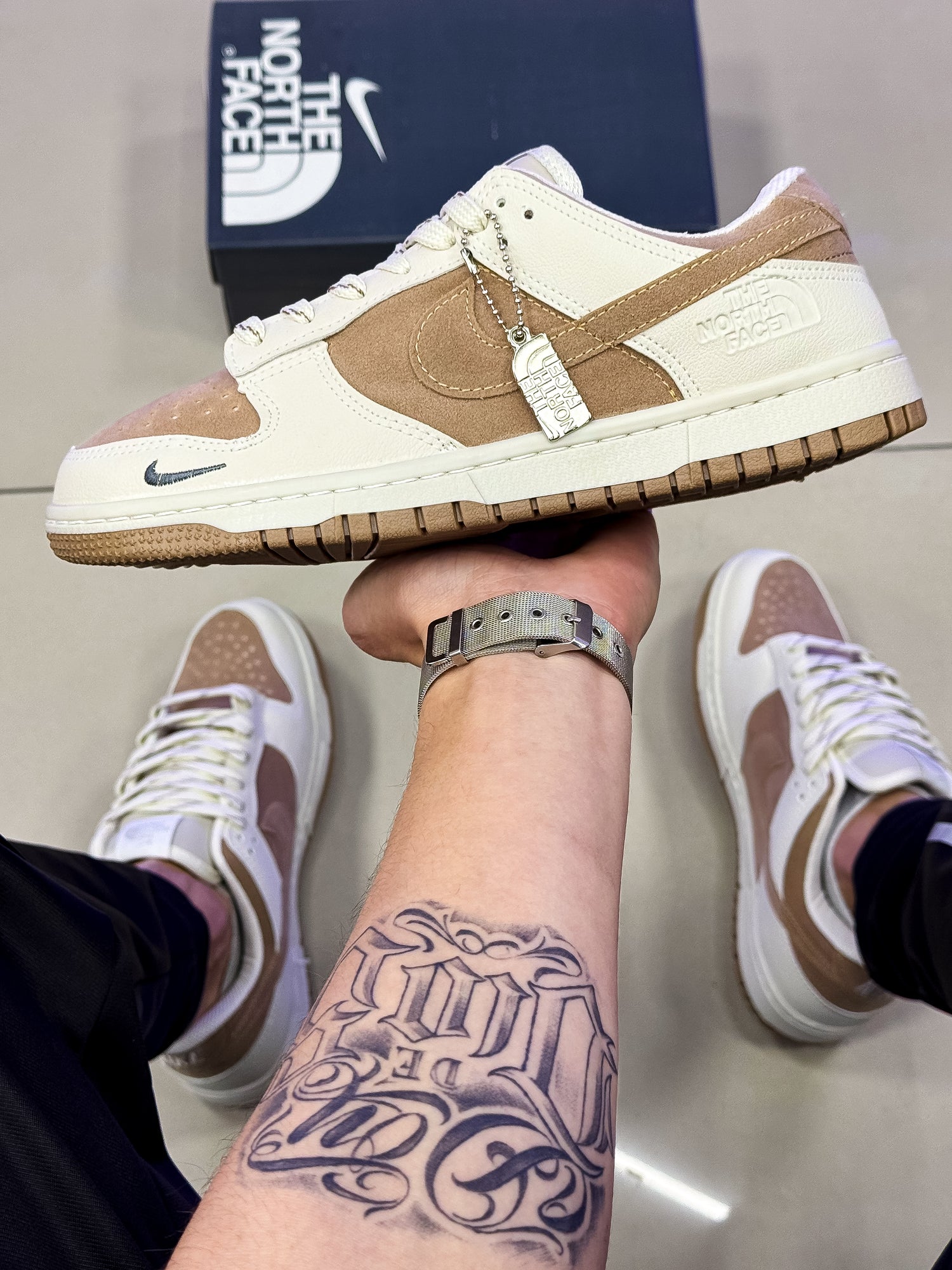 Dunk Low Bege/Areia Premium