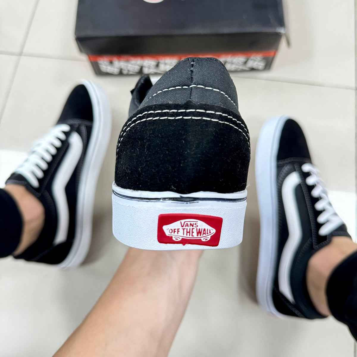 V@ns OldSchool Preto/Branco