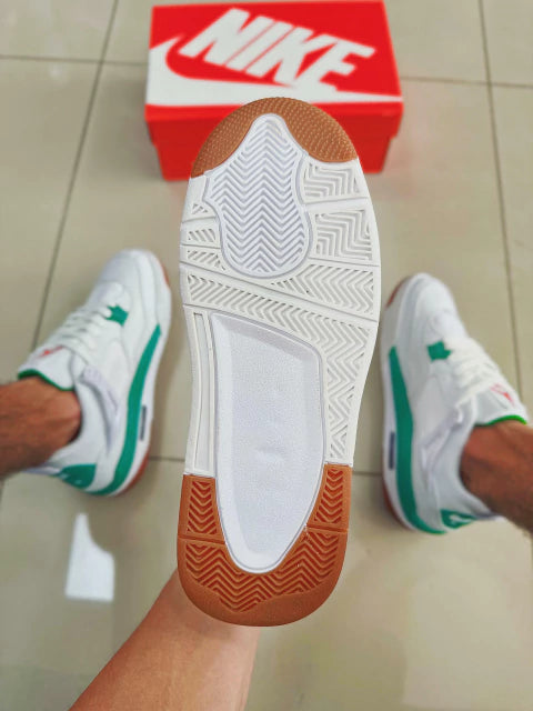 Air Jordan 4 Branco/Verde Premium