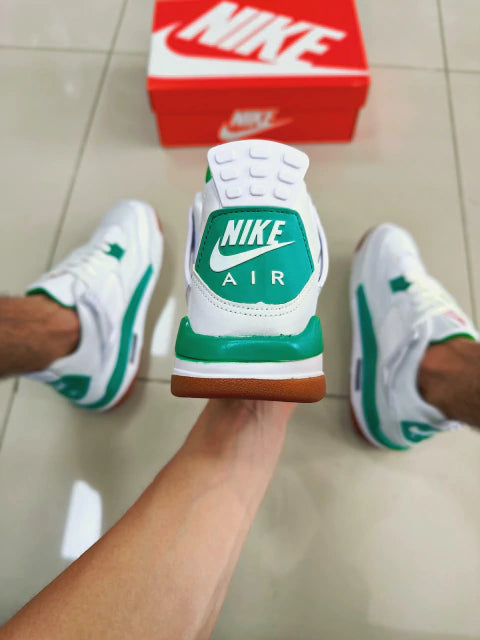 Air Jordan 4 Branco/Verde Premium