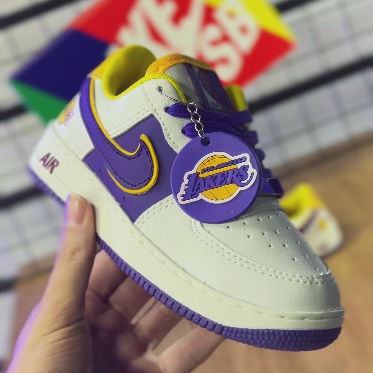 Air Force 1 Lakers Infantil