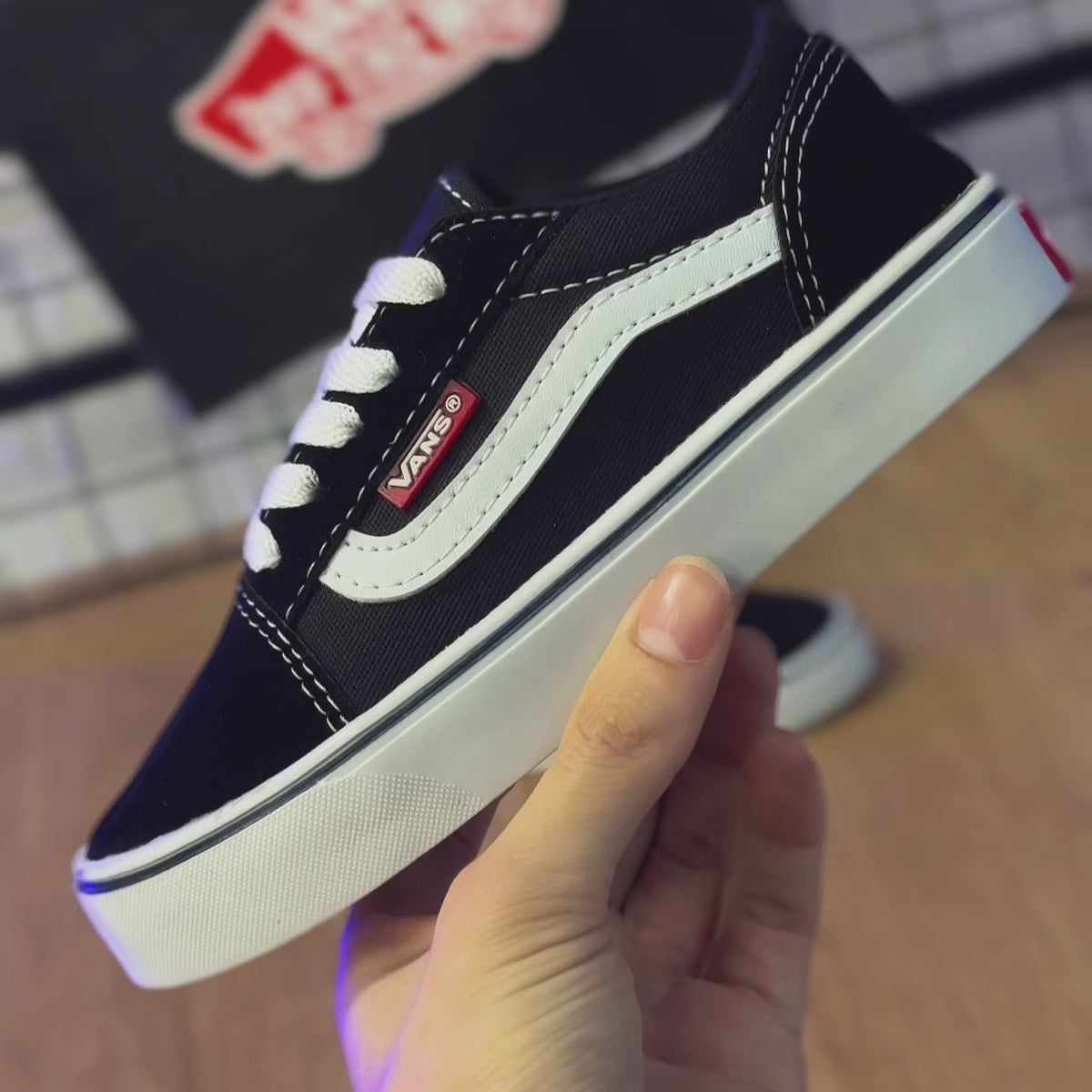OldSchool Preto/Branco Infantil