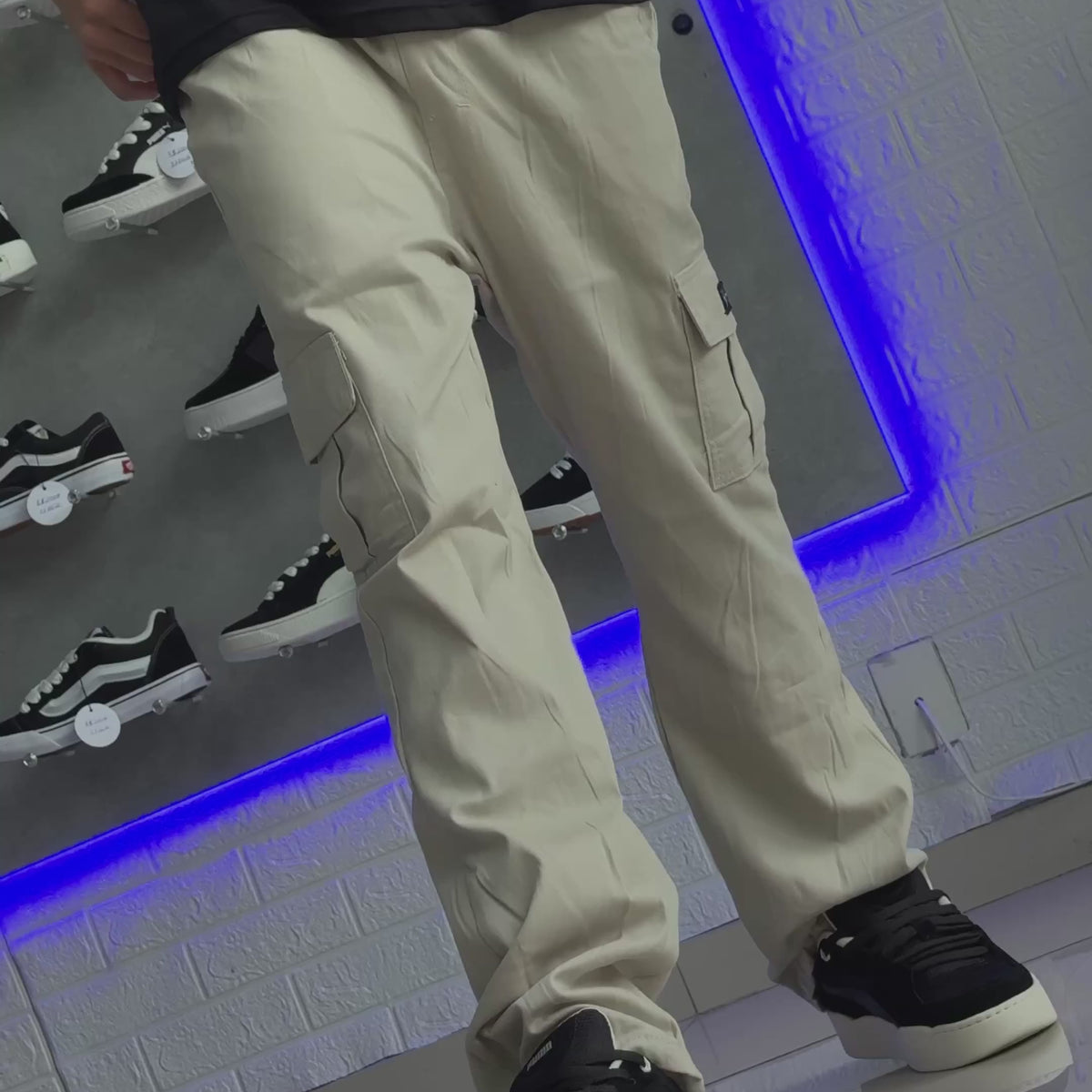 Calça Cargo Bege
