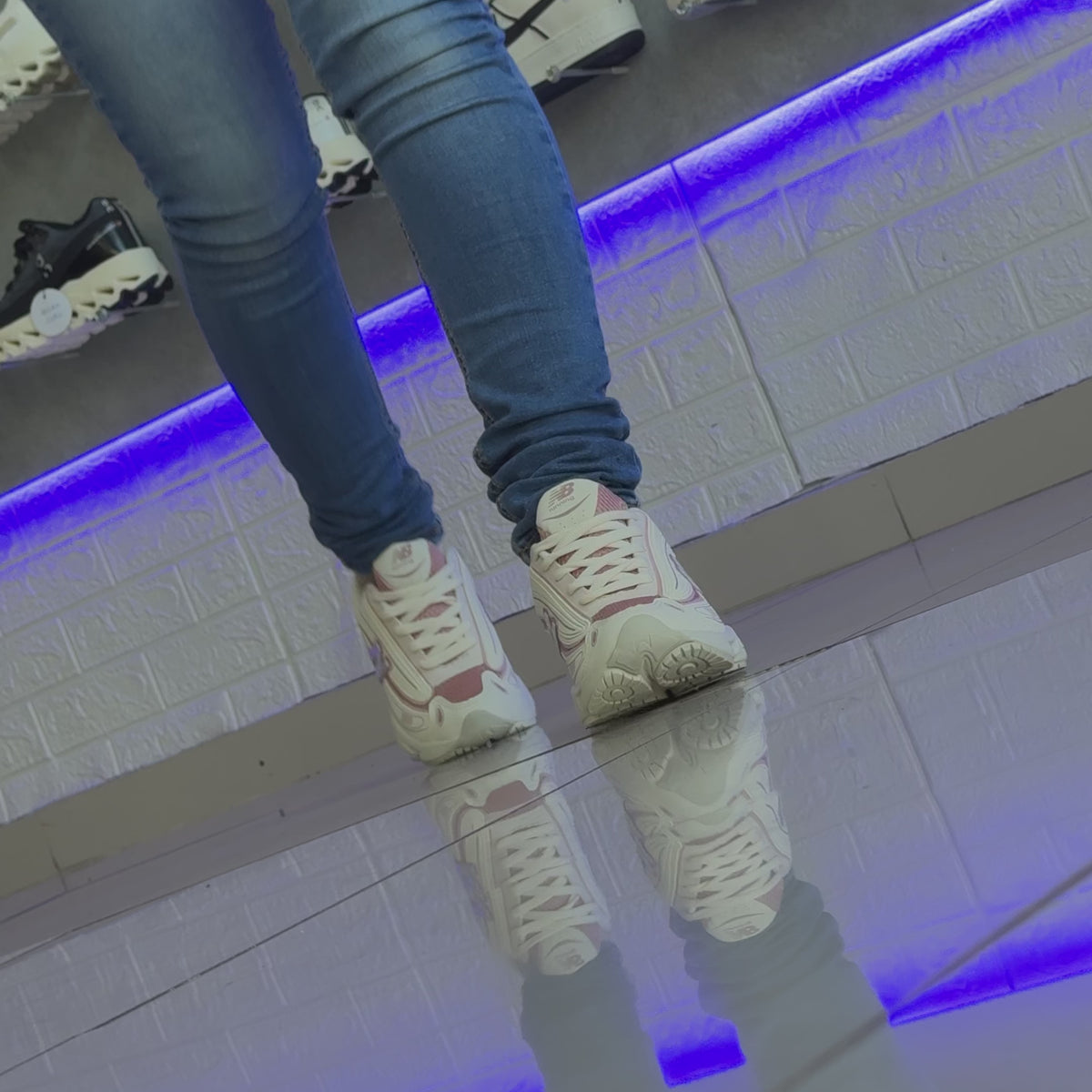 NB 1000 Bege/Rosa Premium
