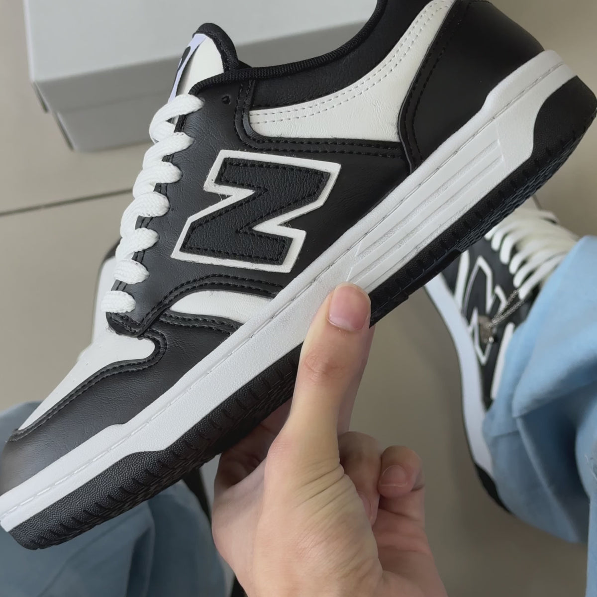 NB 480 Branco/Preto premium