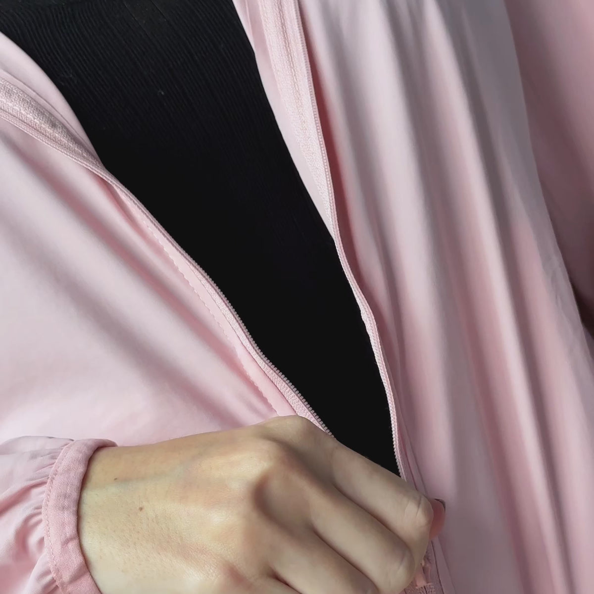 Corta Vento Feminino Rosa