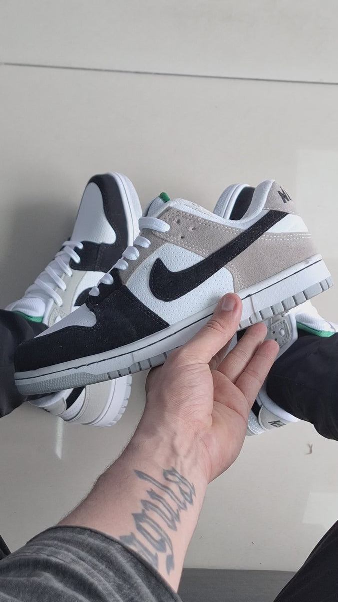 Dunk Low Preto/Cinza Premium