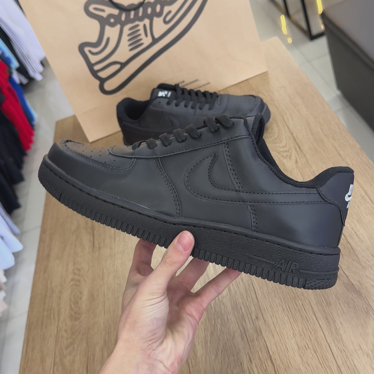 Air Force 1 Preto Especial Premium