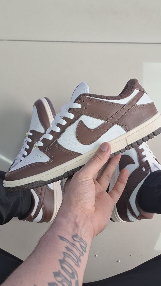 Dunk Low Cacau (Branco/Marrom) Premium