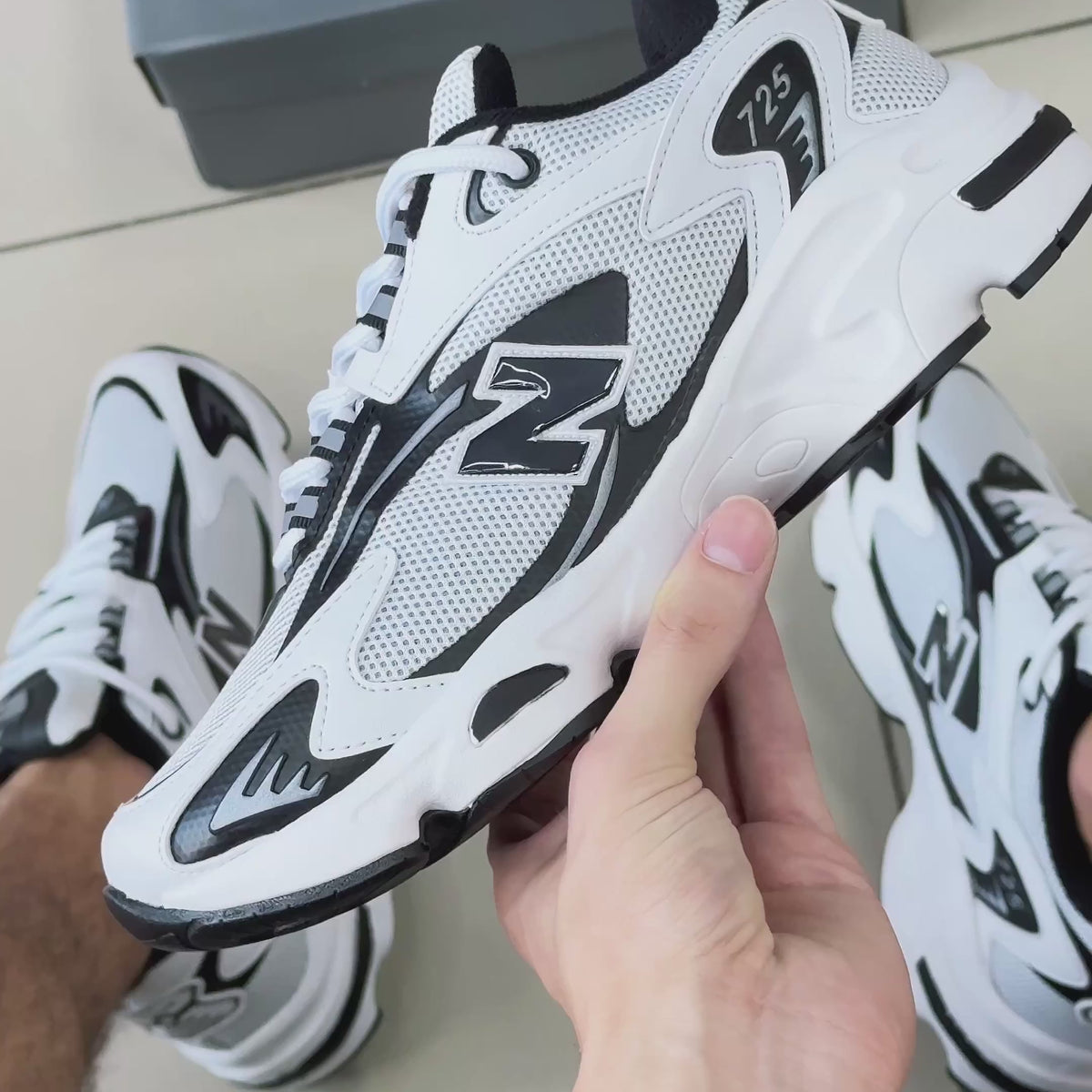 NB 725 Branco/Preto Premium