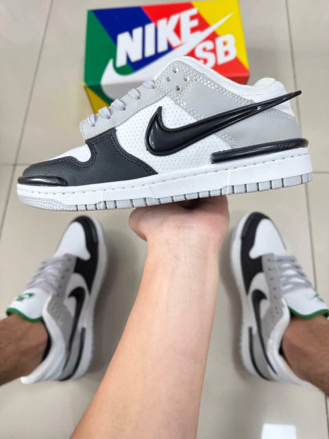 Dunk Low Twist Preto/Cinza Premium