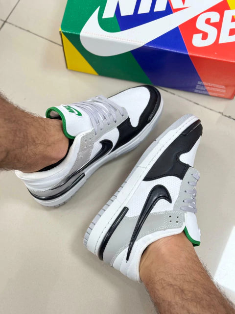 Dunk Low Twist Preto/Cinza Premium